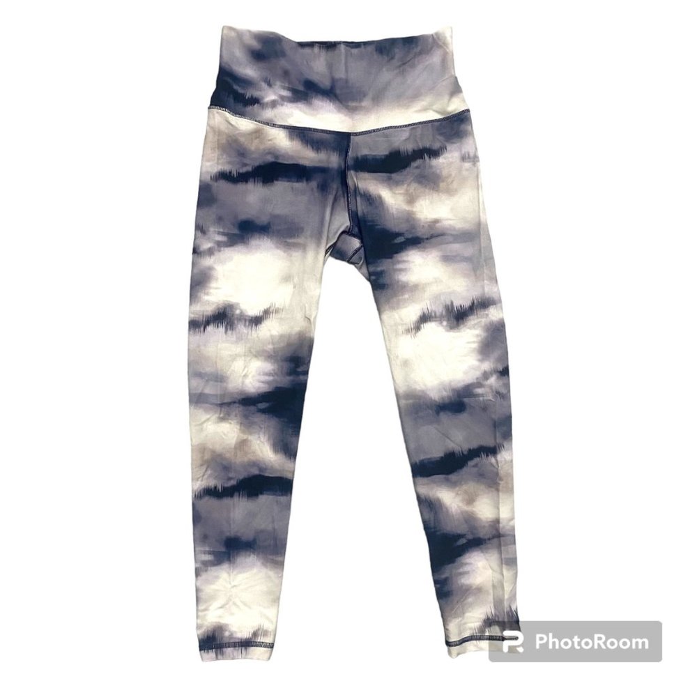 CALIA Gray Tie-Dye High-Rise Ankle Leggings - Skinny Fit - Women's Size Medium
